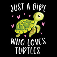 Sea Turtle Shirt For Girls Just A Girl Who Loves T Adjustable Cap | Artistshot