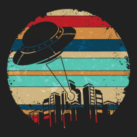 Retro Unidentified Flying Object Alien Ufo Basic T-shirt | Artistshot