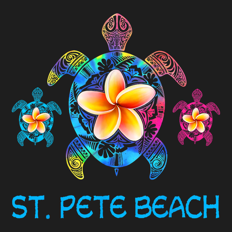 St. Pete Beach Florida 2tribal Tie Dye Sea Turtle Classic T-shirt by KeziahSingleta | Artistshot