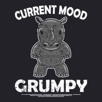 Rhino Men Women Current Mood Grumpy Unisex Sherpa-lined Denim Jacket | Artistshot