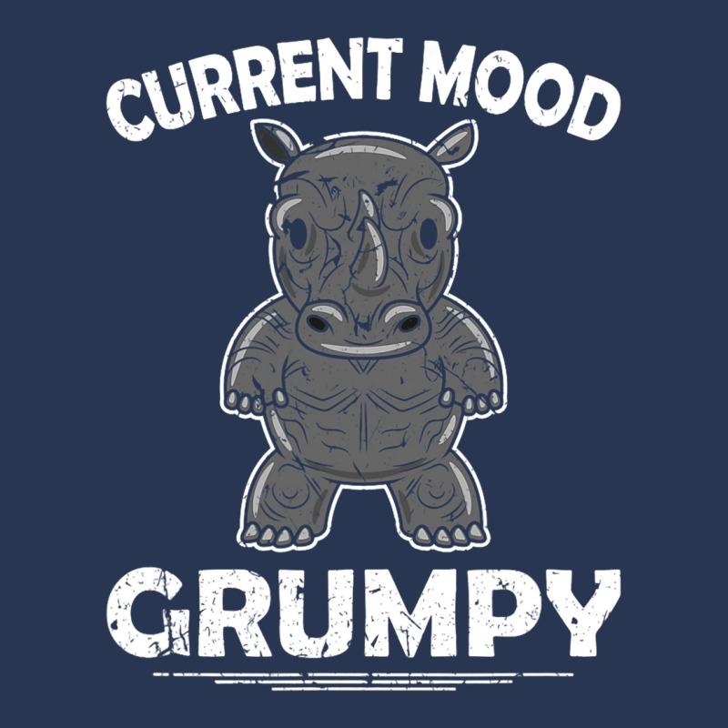 Rhino Men Women Current Mood Grumpy Men Denim Jacket | Artistshot