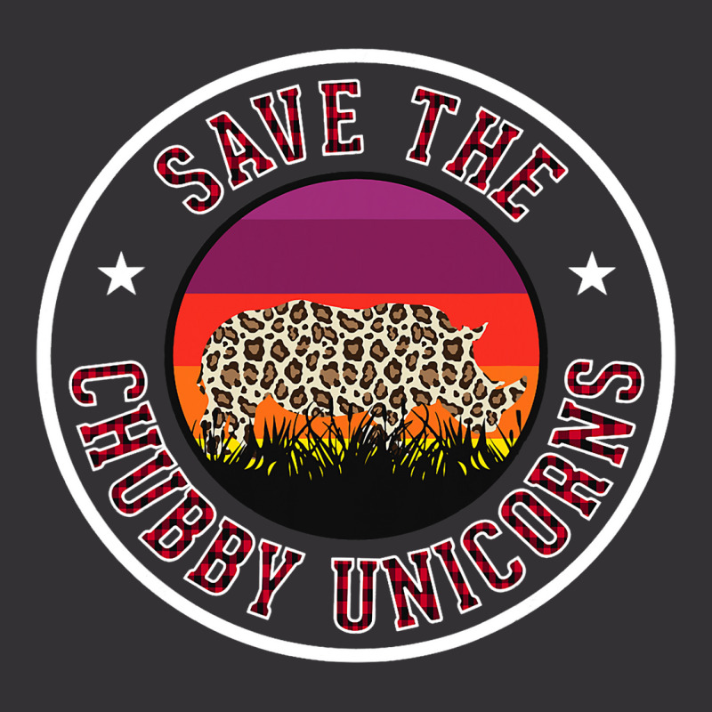 Save The Chubby Unicorns Rhino Leopard Print Buffa Vintage Short | Artistshot