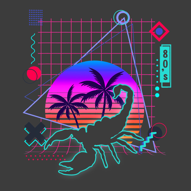 Scorpion Aesthetic Vaporwave 80s Style Arachnid Lo Men's Polo Shirt | Artistshot