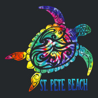 St. Pete Beach Florida Tie Dye Sea Turtle Summer V Crewneck Sweatshirt | Artistshot