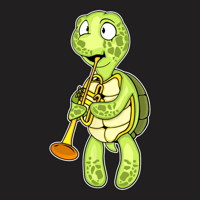 Sea Turtle Trumpet Player Kids Music Orchestra Tru T-shirt | Artistshot