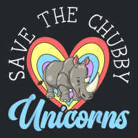 Save The Chubby Unicorns Rhinocerus Wildlife Anima Crewneck Sweatshirt | Artistshot