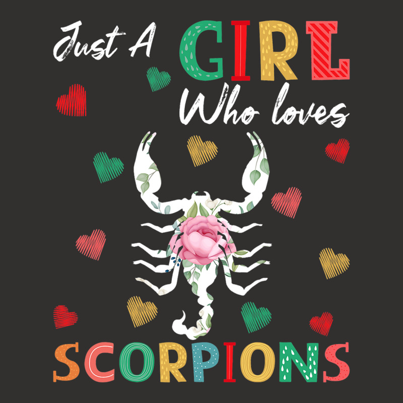 Scorpion Animal Lover Tee Just A Girl Who Loves Sc Champion Hoodie | Artistshot