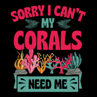 Sorry I Cant Corals Need Me Funny Acropora Stag Co Men's 3/4 Sleeve Pajama Set | Artistshot