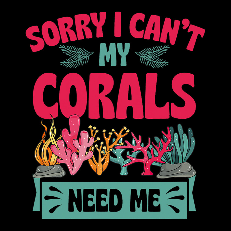 Sorry I Cant Corals Need Me Funny Acropora Stag Co Men's 3/4 Sleeve Pajama Set | Artistshot