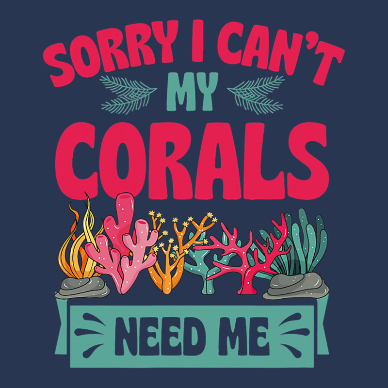 Sorry I Cant Corals Need Me Funny Acropora Stag Co Men Denim Jacket | Artistshot