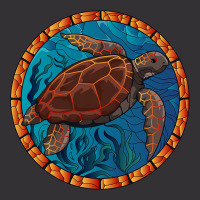 Stained Glass Art Sea Turtle Colorful Glasswork De Vintage Short | Artistshot