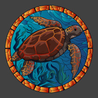 Stained Glass Art Sea Turtle Colorful Glasswork De Vintage T-shirt | Artistshot