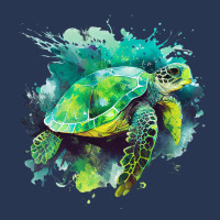 Sea Turtle Watercolor Art Shirt Pop Art Turtle Tee Men Denim Jacket | Artistshot