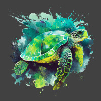 Sea Turtle Watercolor Art Shirt Pop Art Turtle Tee Vintage T-shirt | Artistshot