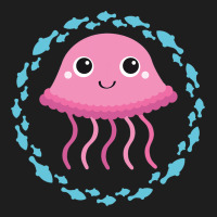 Small Cute Jellyfish In Fish Circle Classic T-shirt | Artistshot