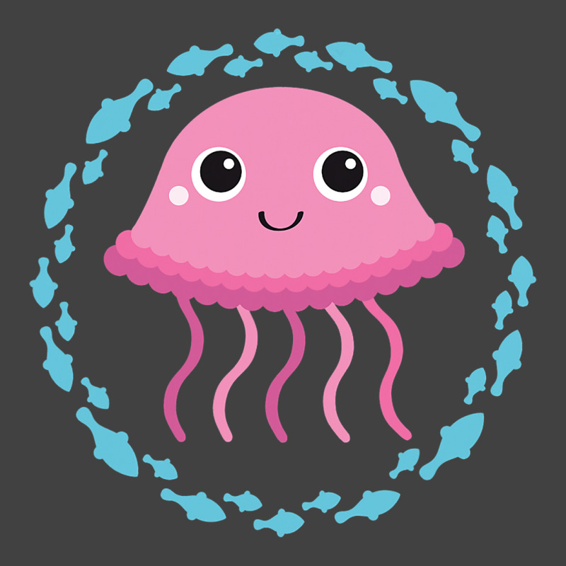 Small Cute Jellyfish In Fish Circle Vintage T-shirt | Artistshot