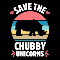 Save The Chubby Unicorns Vintage Funny Rhino Anima Zipper Hoodie | Artistshot