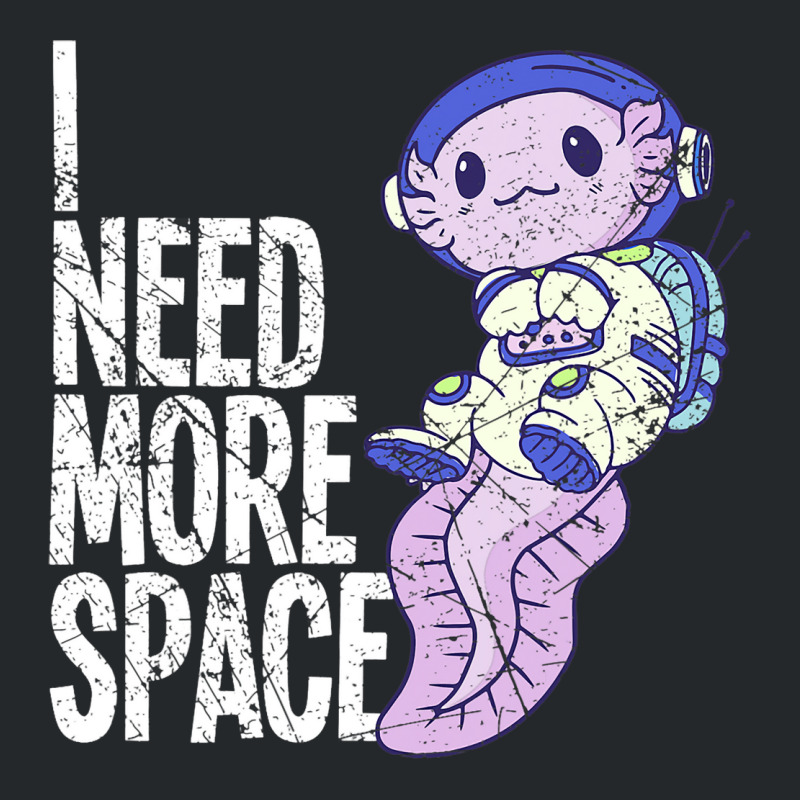 Space Galaxy Flying Axolotl Spacesuit Salamander S Crewneck Sweatshirt | Artistshot