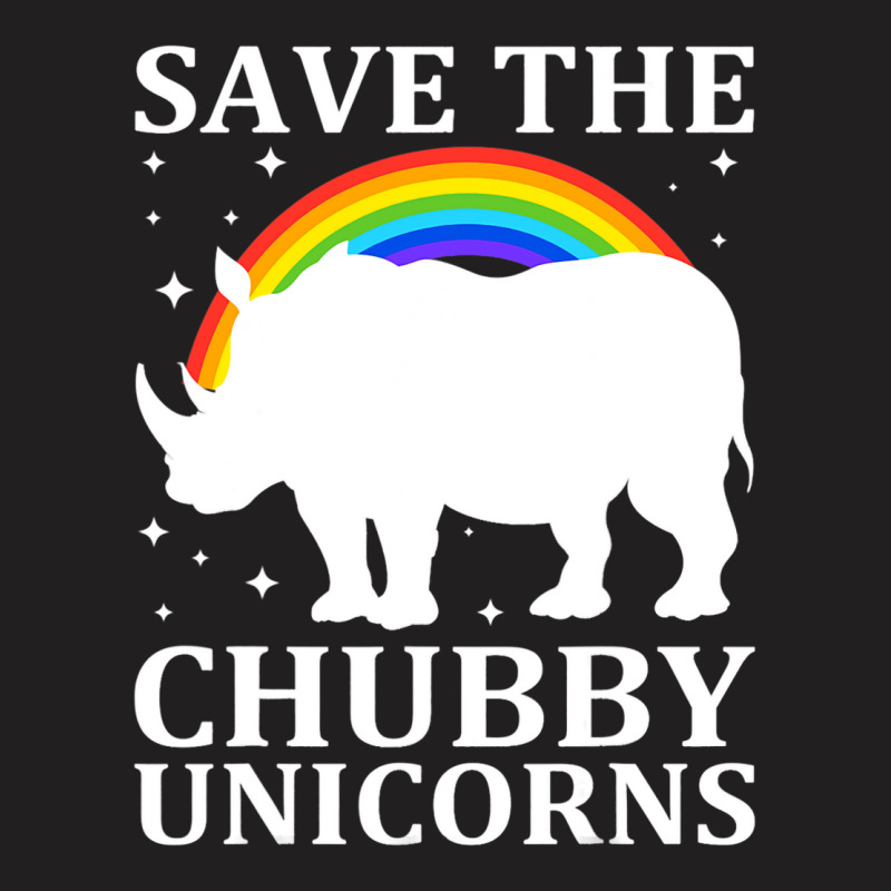 Save The Chubby Unicorns Vintage Funny Rhino Anima T-shirt | Artistshot