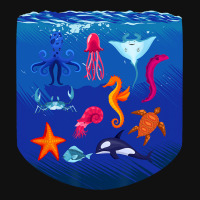 Sea Animals Ocean Life Creatures Lover For Kids Ch Graphic T-shirt | Artistshot