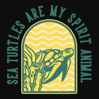 Sea Turtles Are My Spirit Animal 2sea Turtle Crop Top | Artistshot