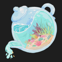 Sea Creatures Fish Teapot Saltwater Coral Reef Aqu Classic T-shirt | Artistshot