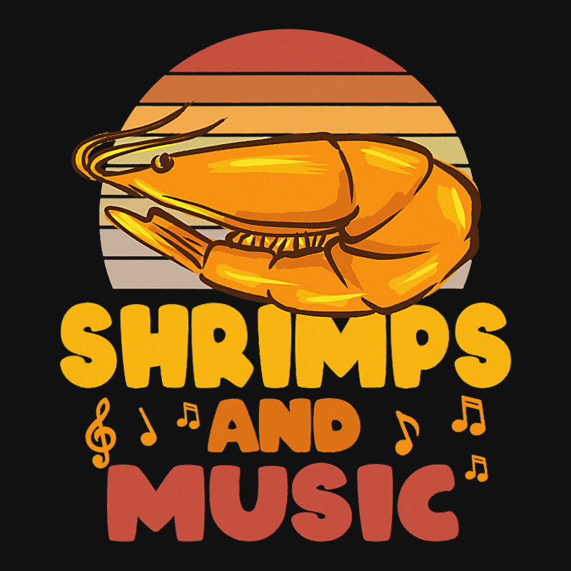 Shrimps And Music Musician Music Notes Prawn Graphic T-shirt by TODDJARVIS | Artistshot