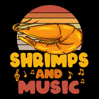 Shrimps And Music Musician Music Notes Prawn V-neck Tee | Artistshot