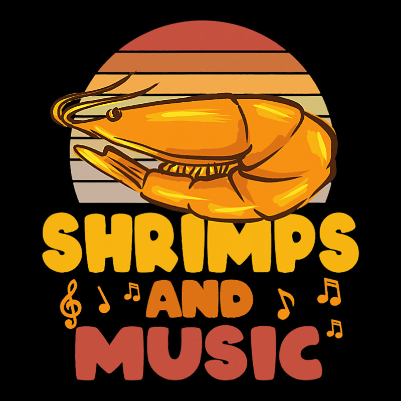 Shrimps And Music Musician Music Notes Prawn V-Neck Tee by TODDJARVIS | Artistshot