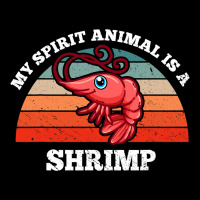 Retro Vintage My Spirit Animal Is A Shrimp Fleece Short | Artistshot