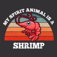 Retro Vintage My Spirit Animal Is A Shrimp Vintage Hoodie And Short Set | Artistshot