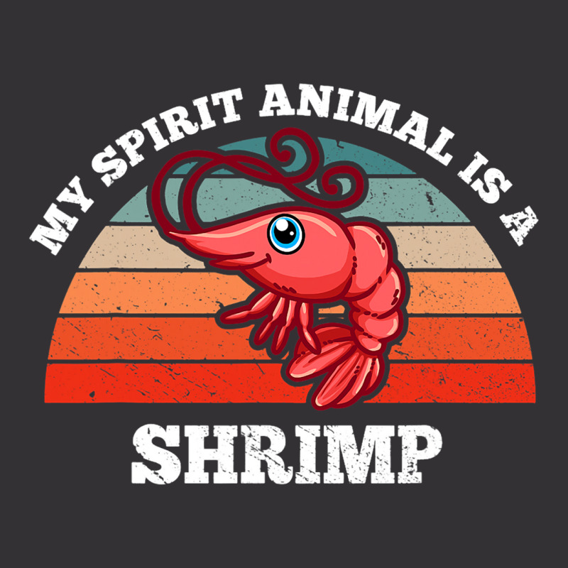 Retro Vintage My Spirit Animal Is A Shrimp Vintage Hoodie And Short Set | Artistshot