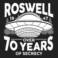 Roswell 1947 Over 70 Years Of Secrecy Ufo Alien Ar Basic T-shirt | Artistshot