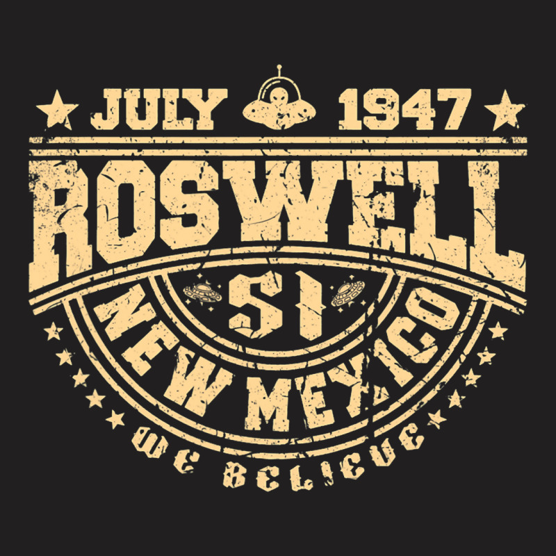 Roswell July 1947 Incident New Mexico Alien Ufo Uf T-shirt | Artistshot