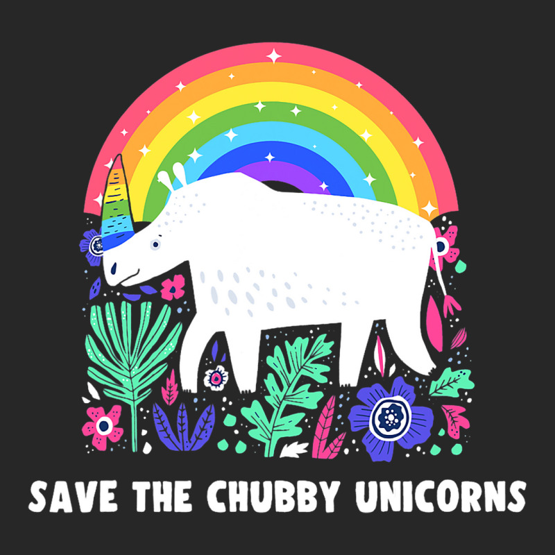 Save The Chubby Unicorns White Rhino Rainbow Flora Men's T-shirt Pajama Set | Artistshot