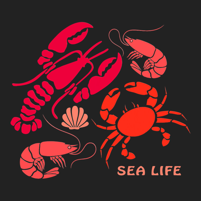 Sea Life Lobster Crab Shrimp And Clams Ocean Seafo Backpack | Artistshot