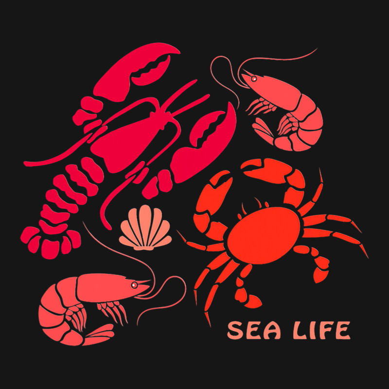 Sea Life Lobster Crab Shrimp And Clams Ocean Seafo Active Duffel | Artistshot