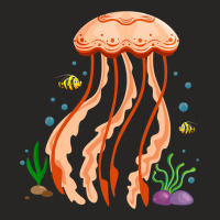 Sea Ocean Animal Lovers Jellyfish Gift Jellyfish Ladies Fitted T-shirt | Artistshot