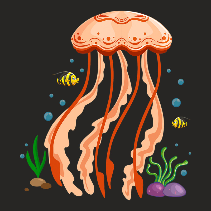 Sea Ocean Animal Lovers Jellyfish Gift Jellyfish Ladies Fitted T-Shirt by JESSELEON | Artistshot