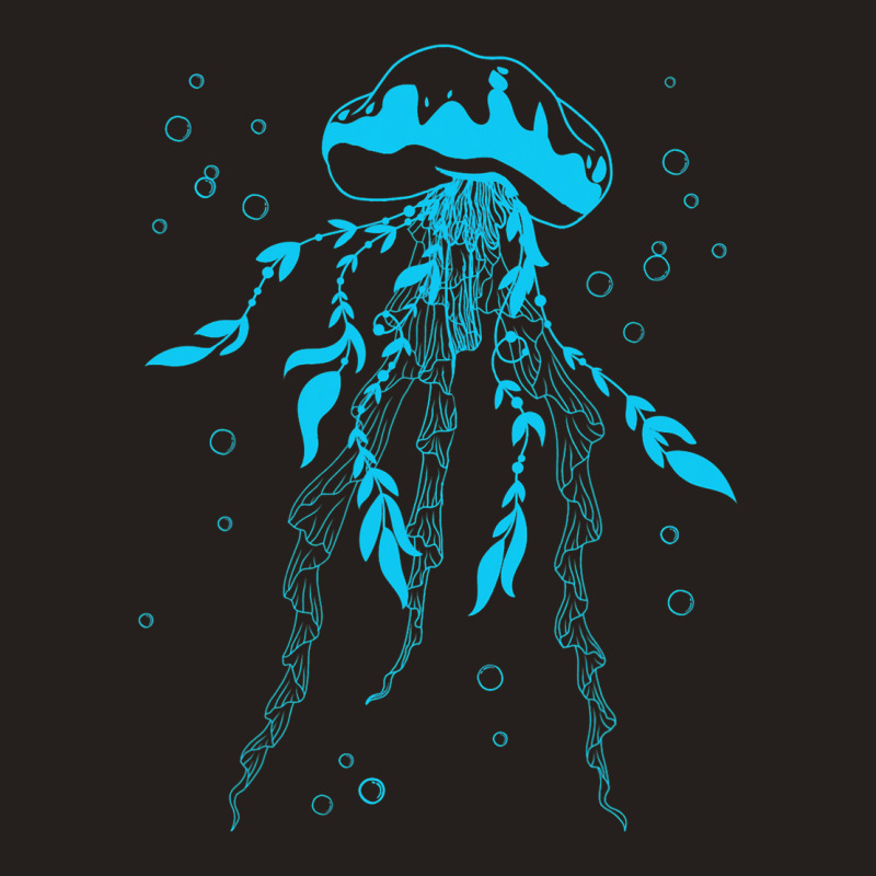 Sea Ocean Life Blue Jellyfish Tank Top | Artistshot