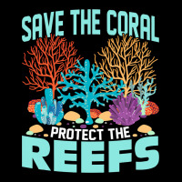 Save The Coral Protect The Reefs Marine Biology Sc Adjustable Cap | Artistshot