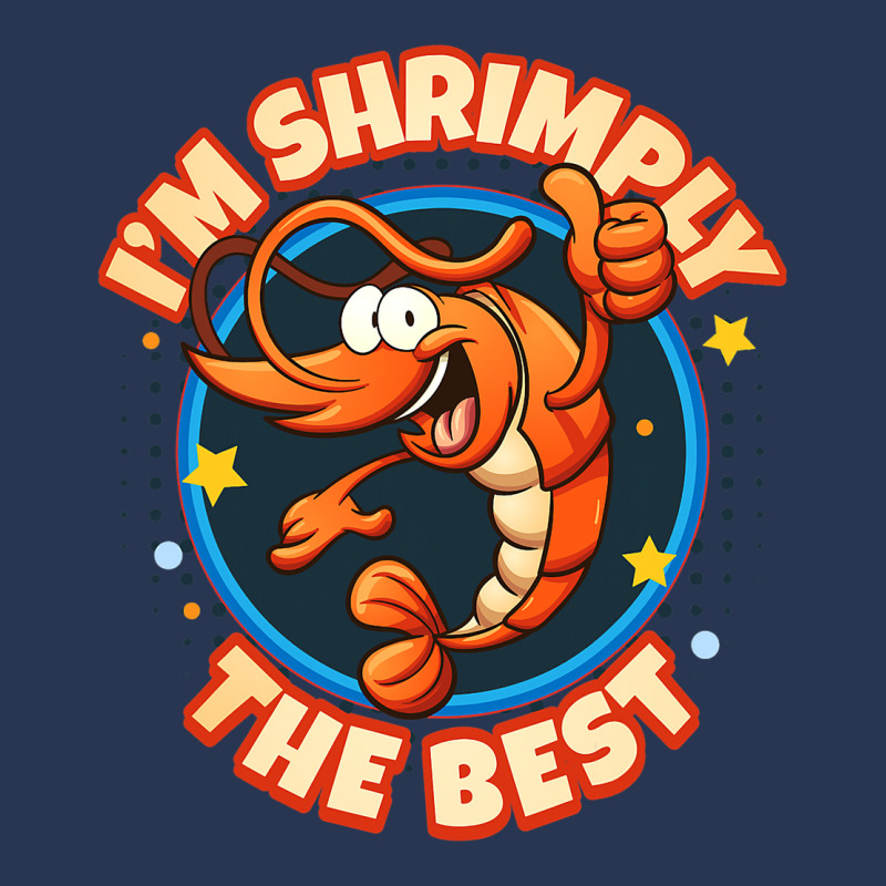 Shrimps I Shrimply The Best I Shrimp Seafood Crab  Men Denim Jacket | Artistshot