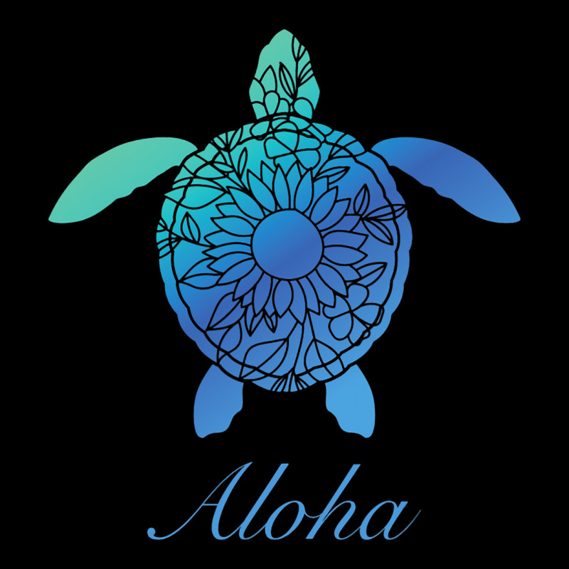 Save The Hawaii Sea Turtles Hawaiian Blue Tribal T V-Neck Tee by SamiaJarga | Artistshot