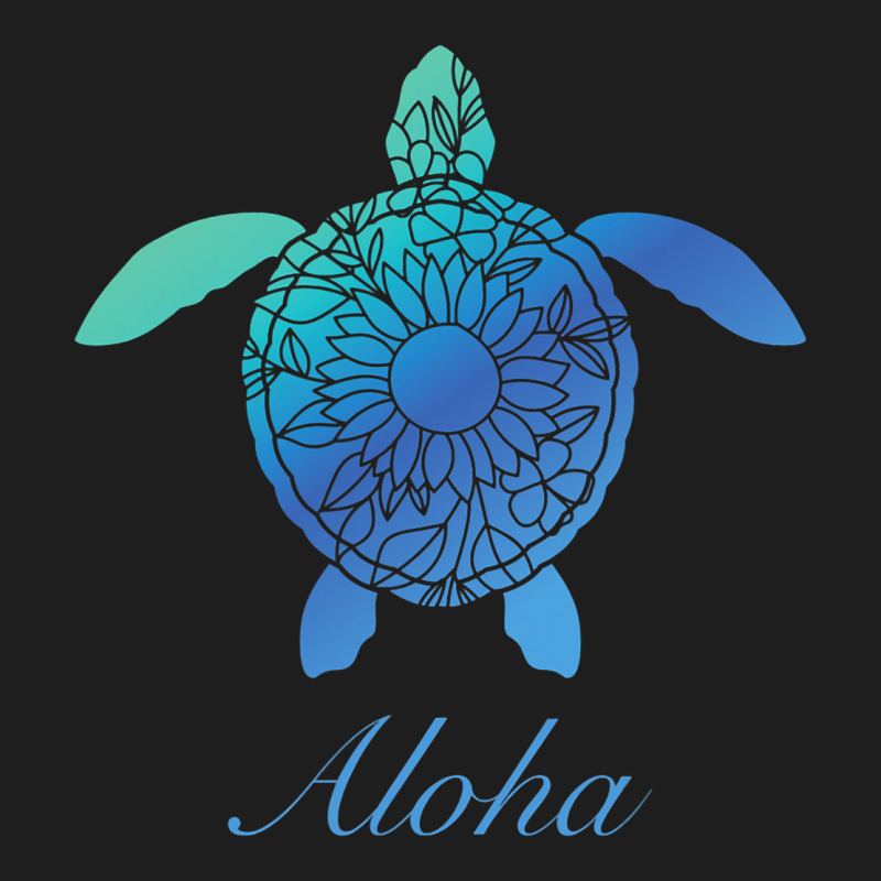 Save The Hawaii Sea Turtles Hawaiian Blue Tribal T Classic T-shirt by SamiaJarga | Artistshot