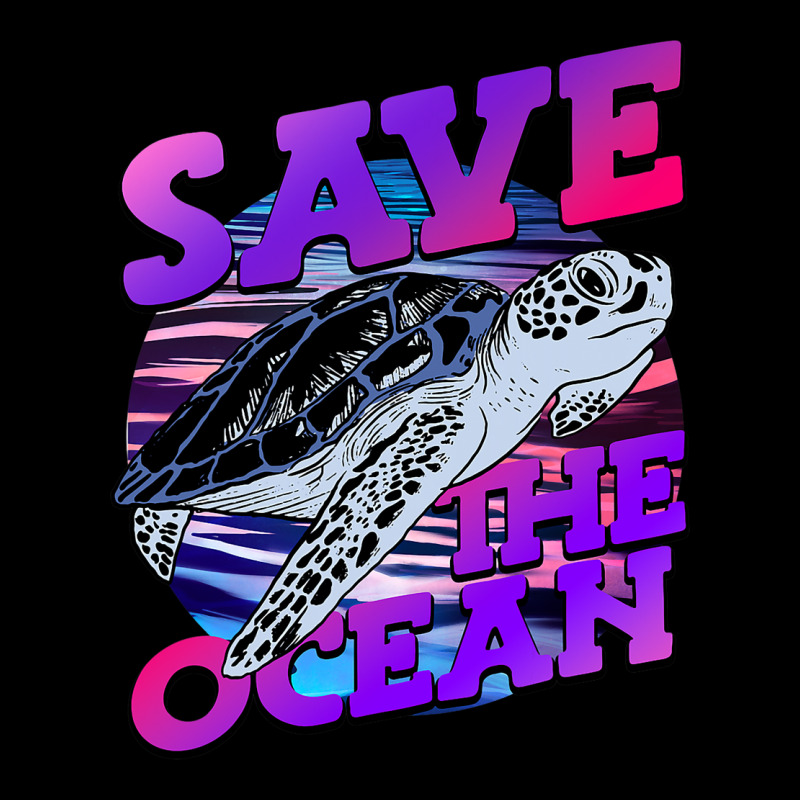 Save The Ocean Nature Advocacy Sea Turtle Earth Da Women's V-Neck T-Shirt by EdwardVadez | Artistshot