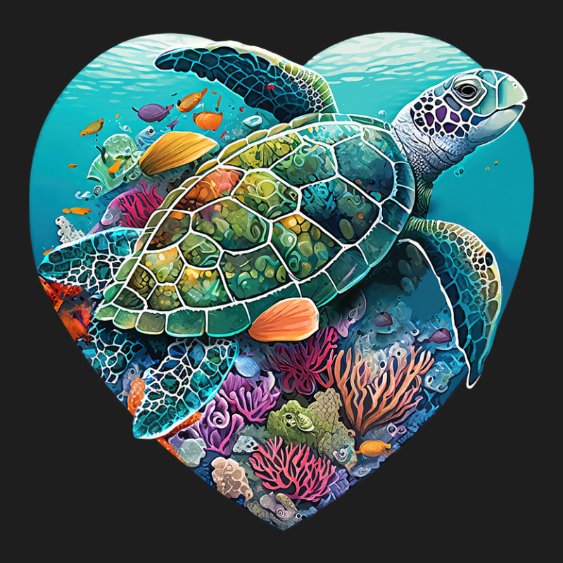 Sea Turtle Beach Lover Ocean Animal Graphic Novelt Classic T-shirt by EdwardVadez | Artistshot