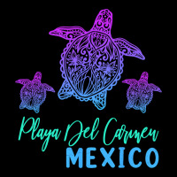 Summer Vacation Sea Turtle Mexico Playa Del Carmen Cropped Hoodie | Artistshot