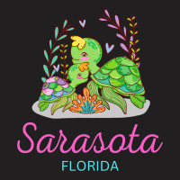 Sarasota Florida Beach Baby Mom Turtle Sea Ocean T-shirt | Artistshot