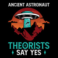 Say Yes Quote Funny Meme Ancient Astronaut Theoris V-neck Tee | Artistshot