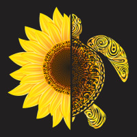 Sunflower Turtle Save Turtles T-shirt | Artistshot